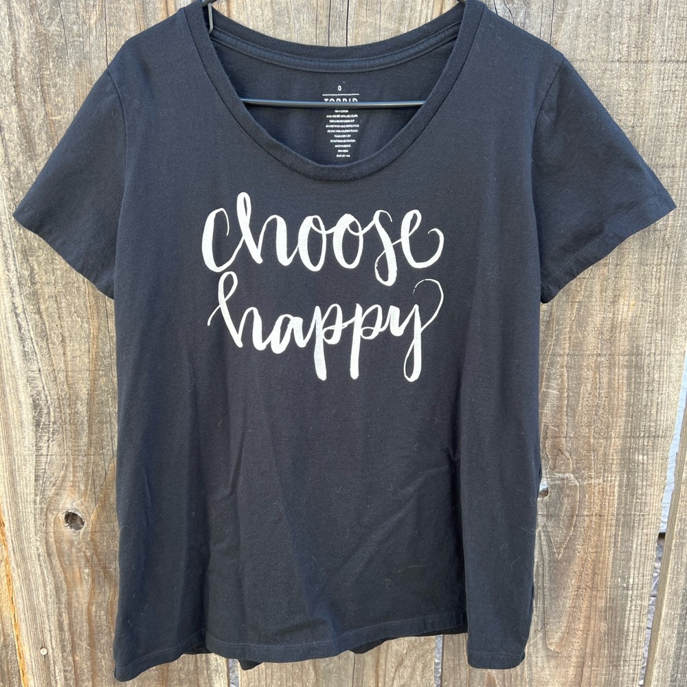 Torrid Choose Happy tee